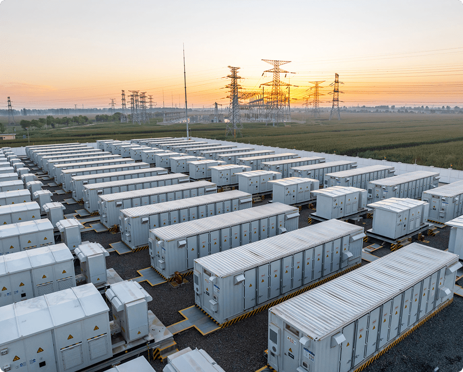 Energy storage facility with power infrastructure
